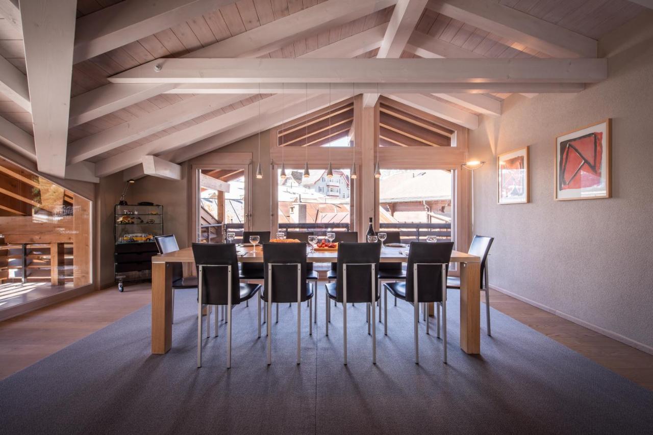 Chalet Schneehoren Penthouse Wengen Eksteriør billede