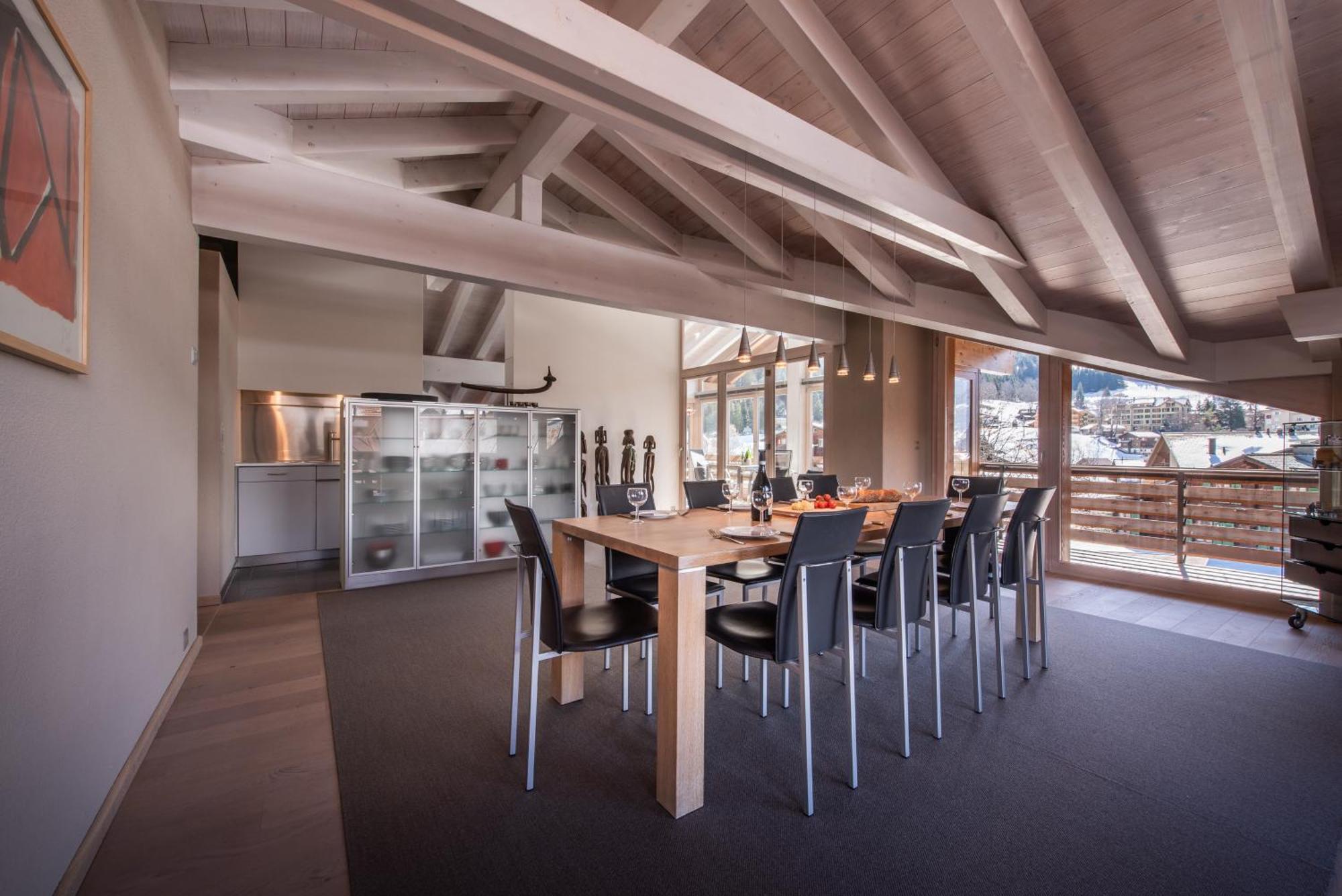 Chalet Schneehoren Penthouse Wengen Eksteriør billede