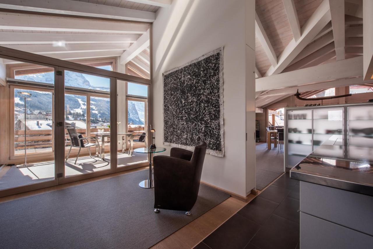 Chalet Schneehoren Penthouse Wengen Eksteriør billede