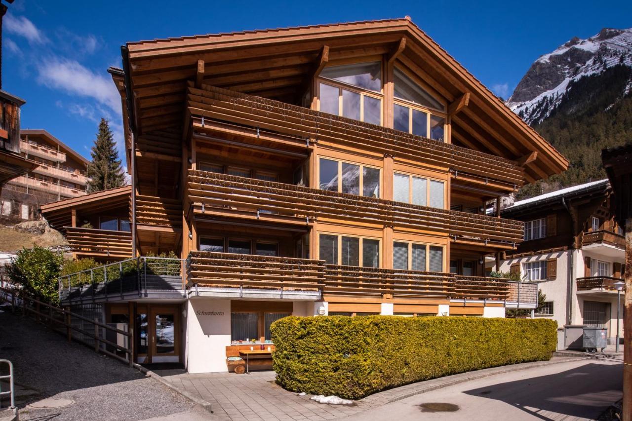 Chalet Schneehoren Penthouse Wengen Eksteriør billede