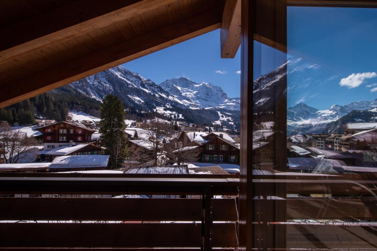 Chalet Schneehoren Penthouse Wengen Eksteriør billede