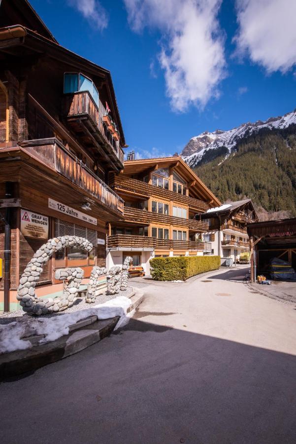 Chalet Schneehoren Penthouse Wengen Eksteriør billede